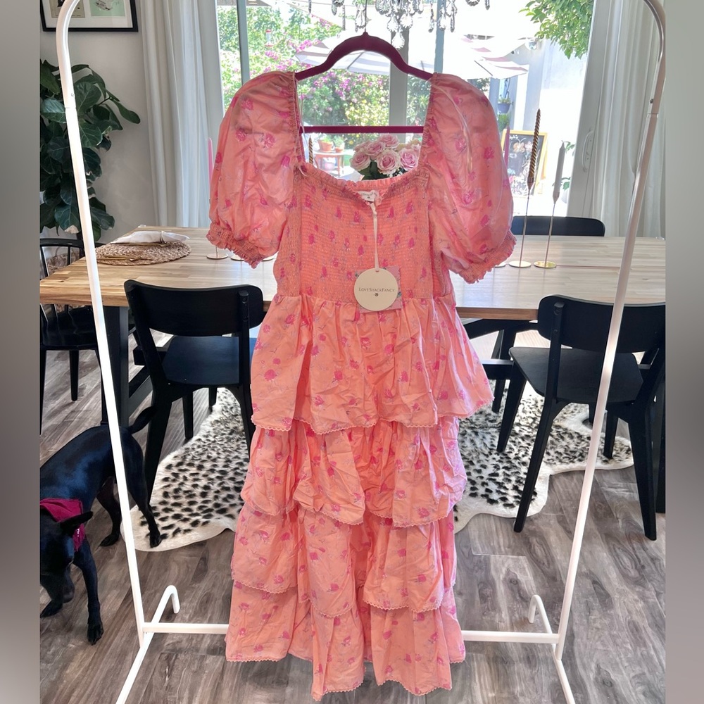 Puff sleeve dress